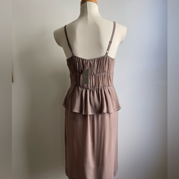 NWT Anthropologie Moulinette Soeurs Susannah 100% Silk Sleeveless Dress Peplum 6 - Picture 4 of 10